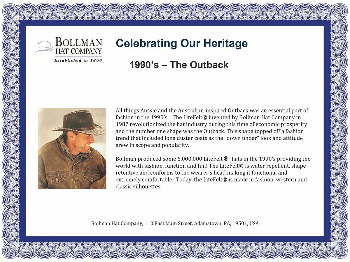 1990s Bollman Heritage Collection Outback