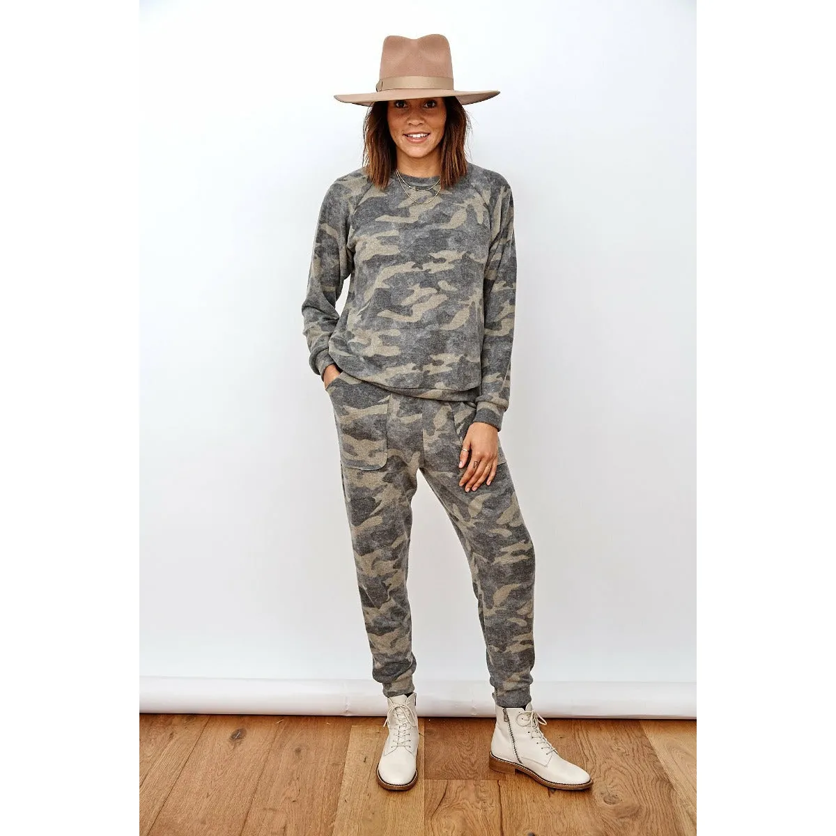 Alfie-Happy Human Adult Top | Brushed Camo FC