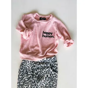 Alfie-Happy Human Adults Top | Pink FC