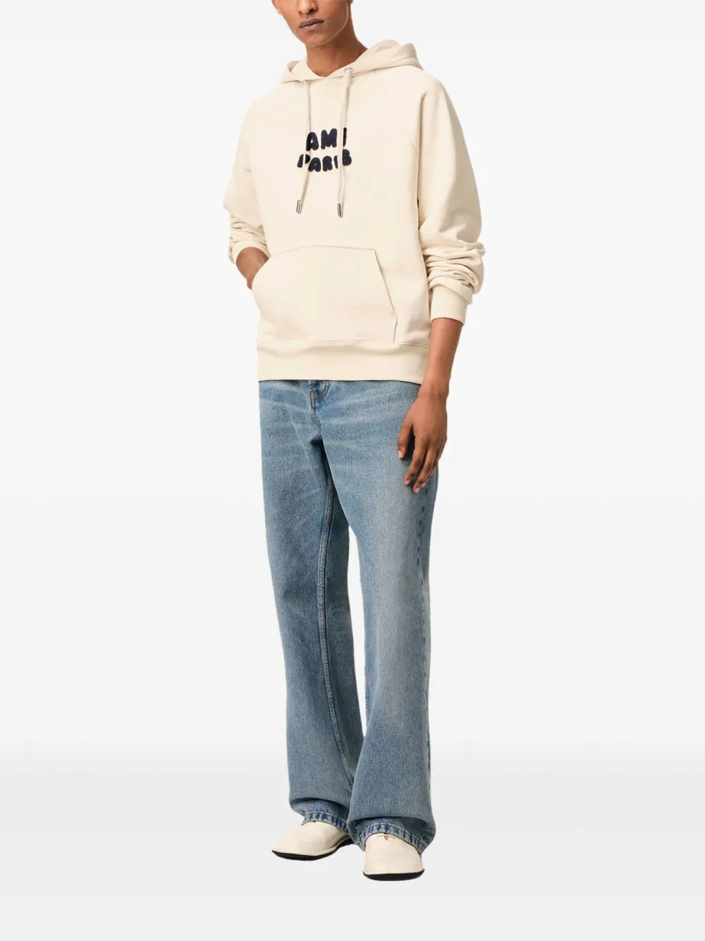 Ami Paris Sweaters Beige