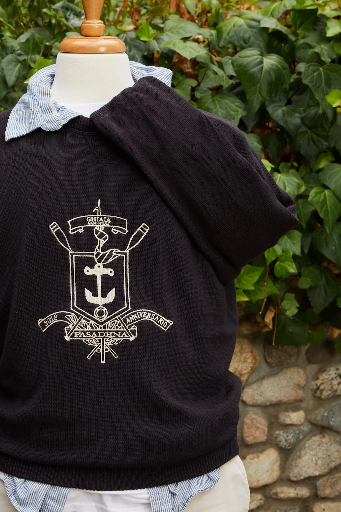 Anniversary Cotton Raglan Crewneck