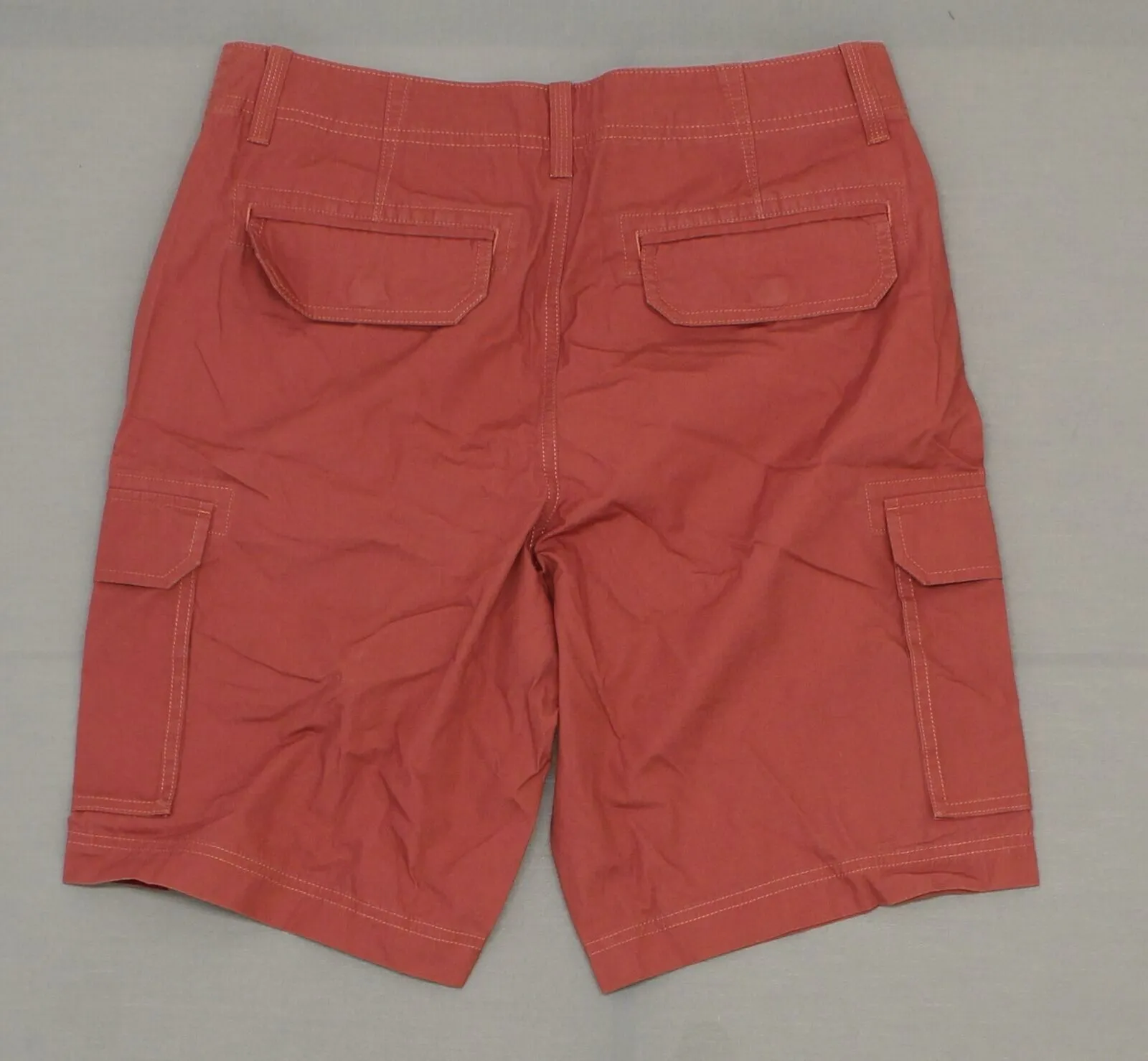 Apt. 9 Men's Cotton Cargo Shorts Brick Red 33