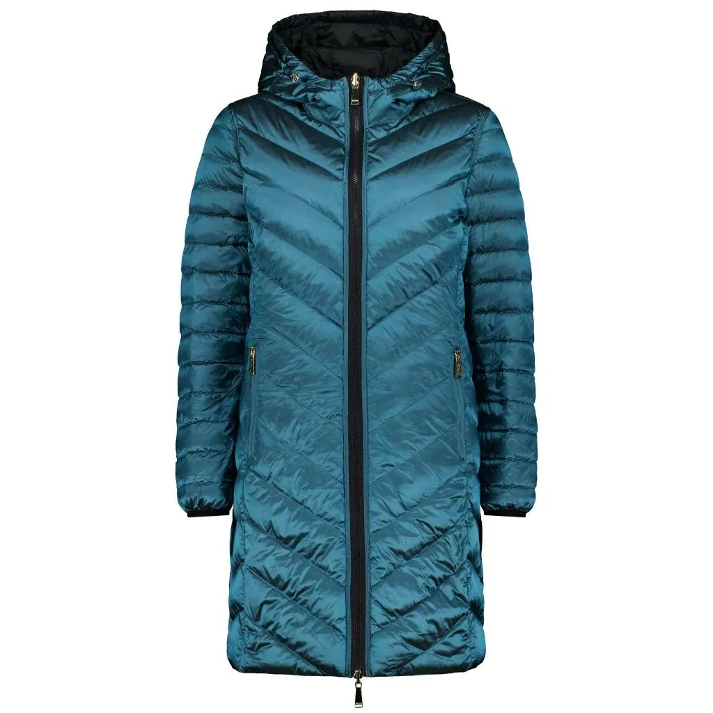 Arnie Women's 90/10 Reversible Down Coat - Black/Empire