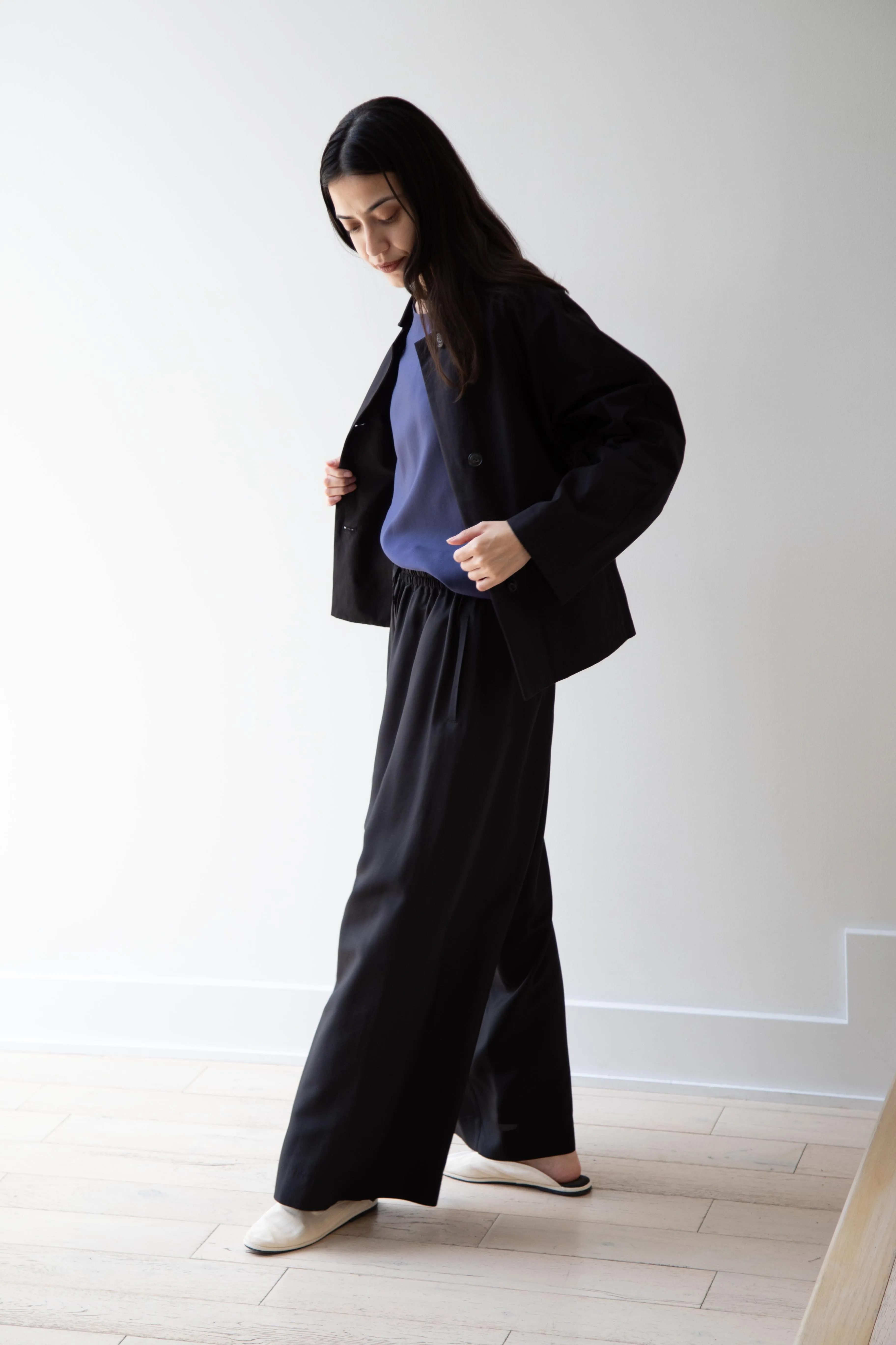 Arts & Science | Bal Collar Cropped Jacket in Black