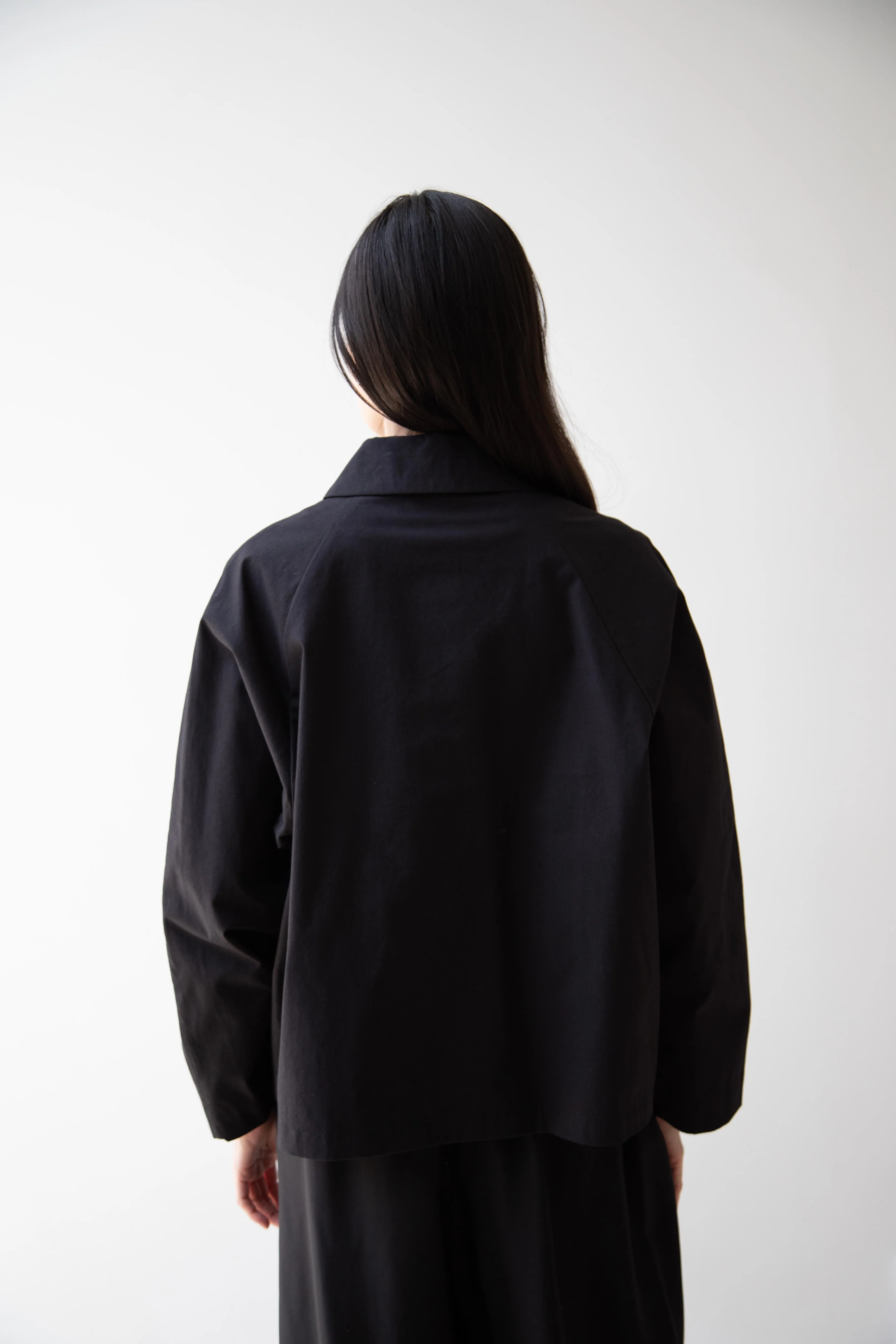 Arts & Science | Bal Collar Cropped Jacket in Black