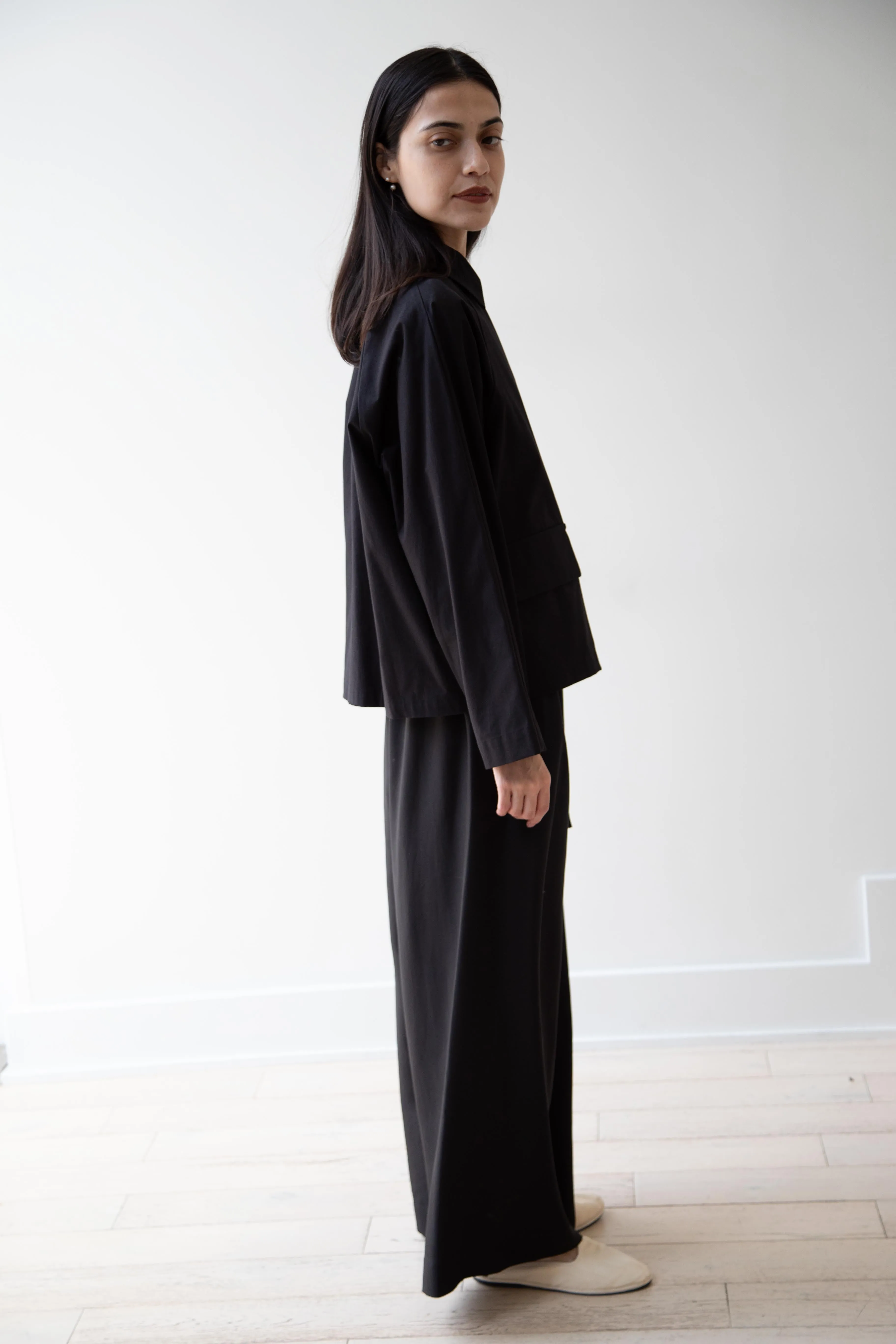 Arts & Science | Bal Collar Cropped Jacket in Black