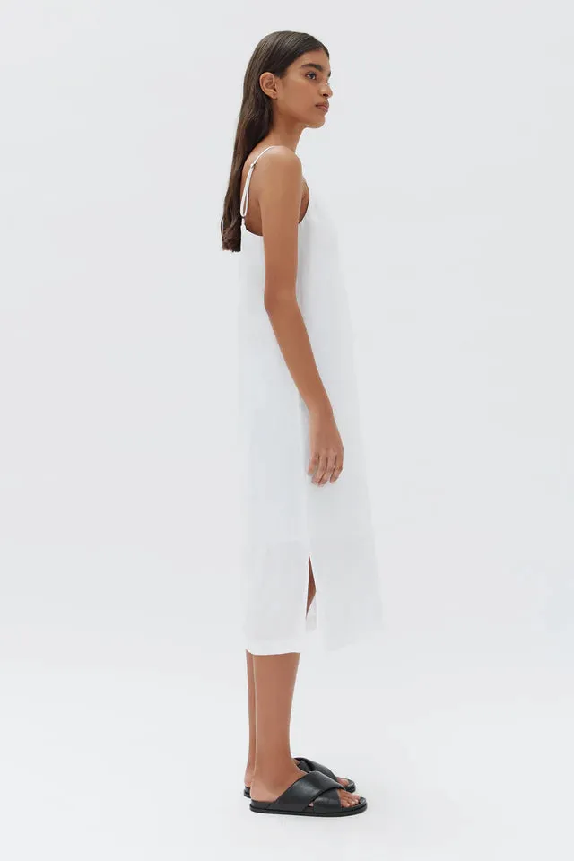 ASSEMBLY LABEL - Linen Slip Dress - White
