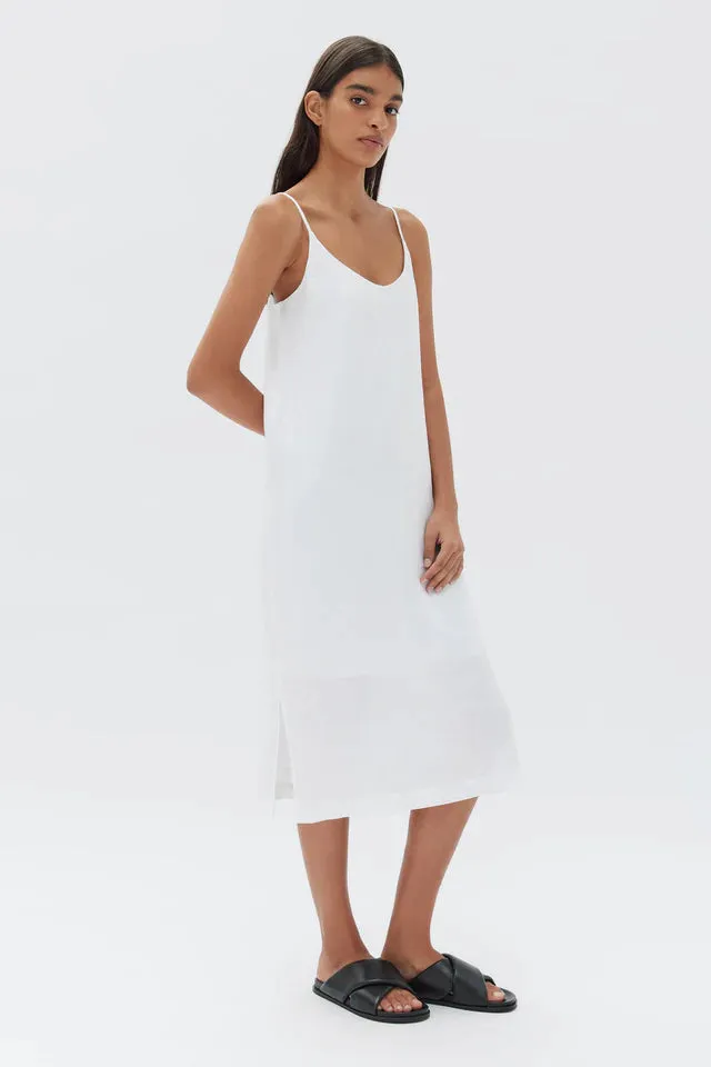ASSEMBLY LABEL - Linen Slip Dress - White