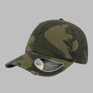 Atlantis - Dad Hat Destroyed - Adjustable - Camouflage