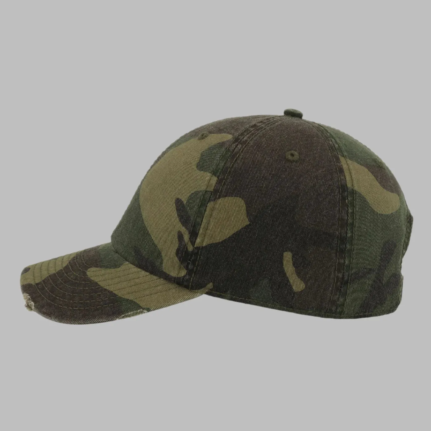 Atlantis - Dad Hat Destroyed - Adjustable - Camouflage