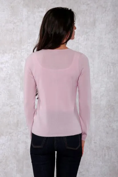 Baby Cashmere Long Sleeve V-Neck
