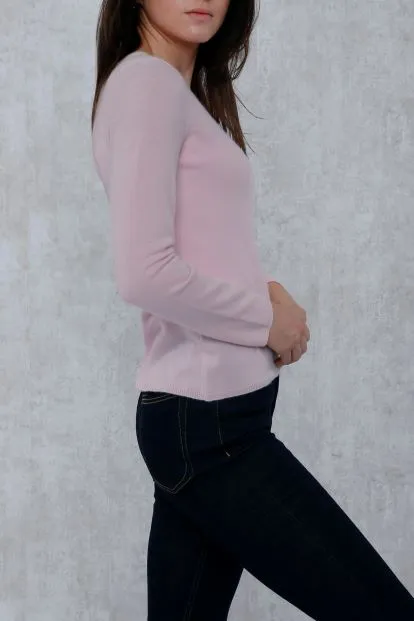 Baby Cashmere Long Sleeve V-Neck