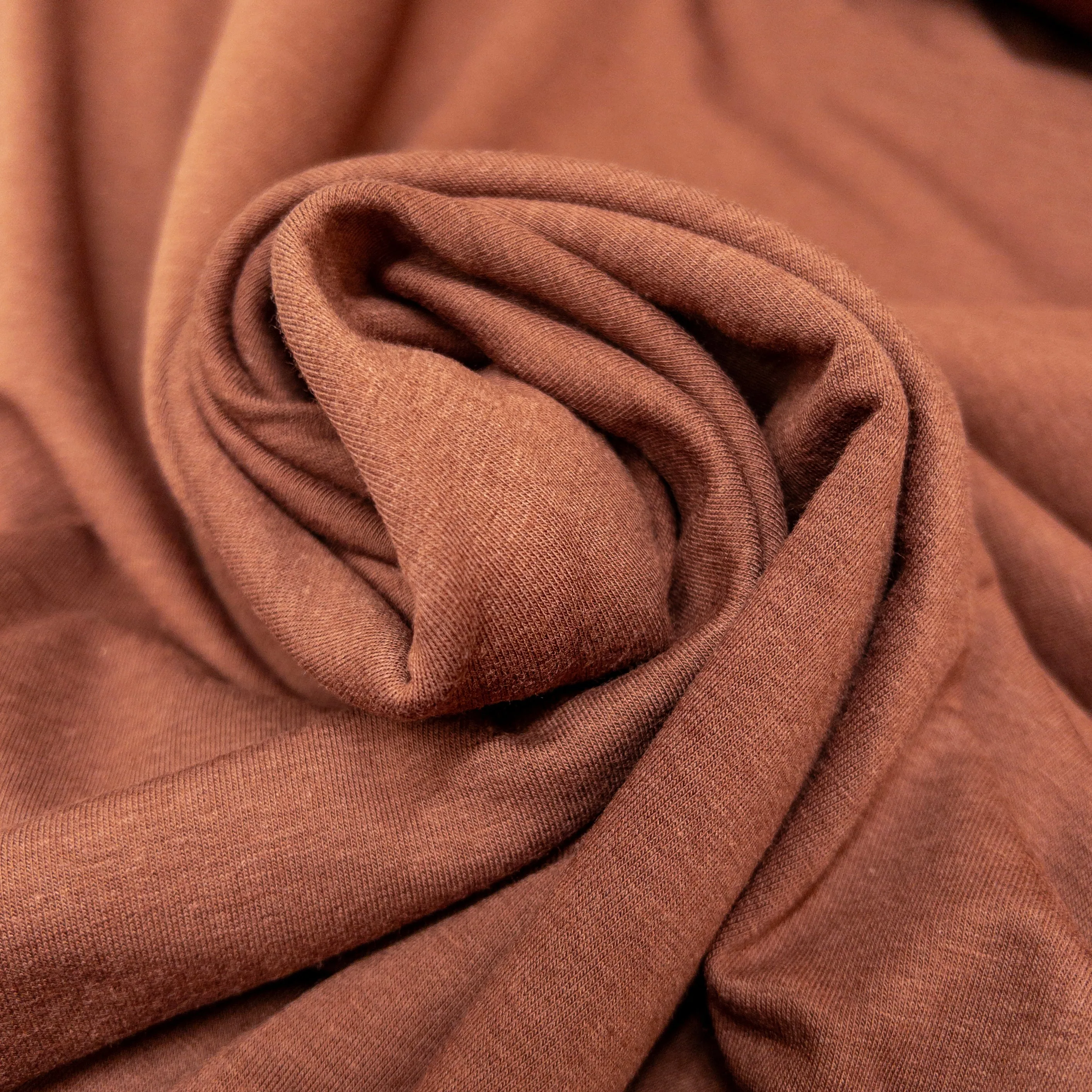Bamboo/ Cotton French Terry in Cocoa