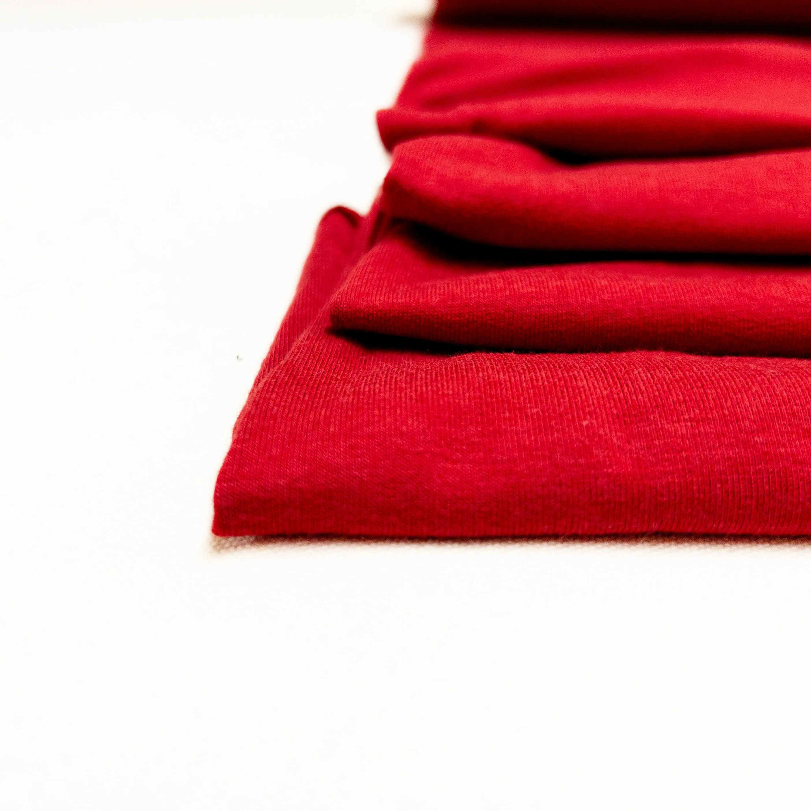 Bamboo/ Cotton French Terry in Deep Red