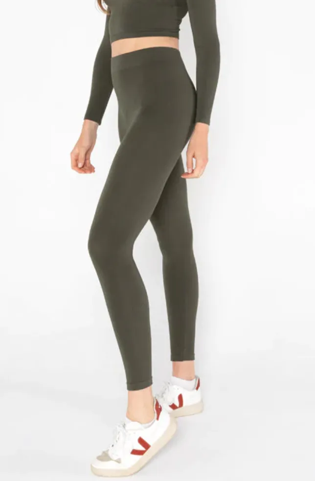 Bamboo Full Length Leggings  Orange brand
