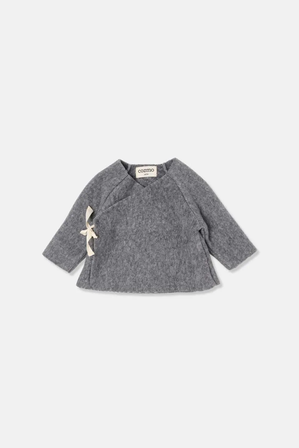 Bamboo newborn top - Grey