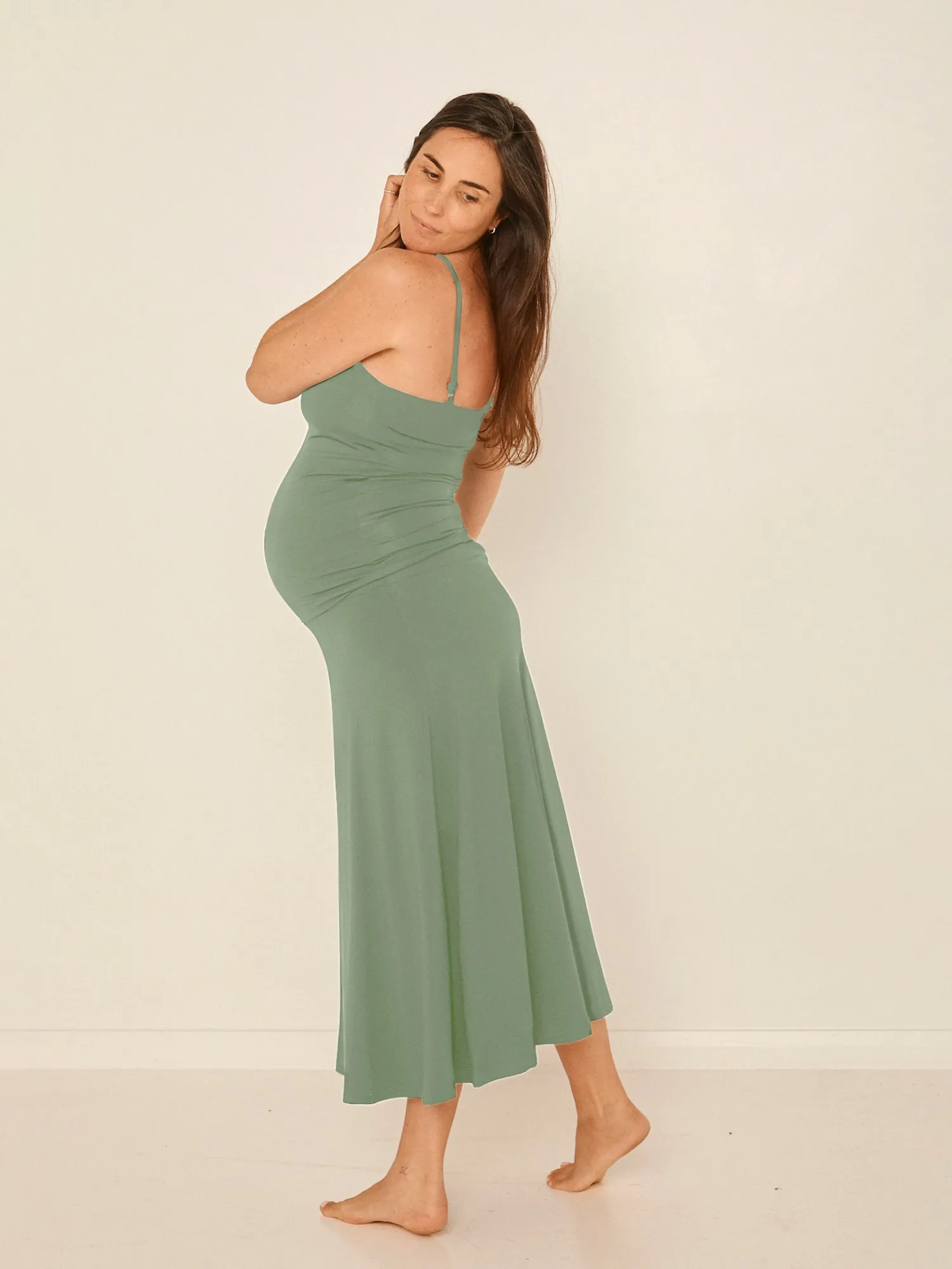 Bamboo Swishy Skirt - Eucalyptus
