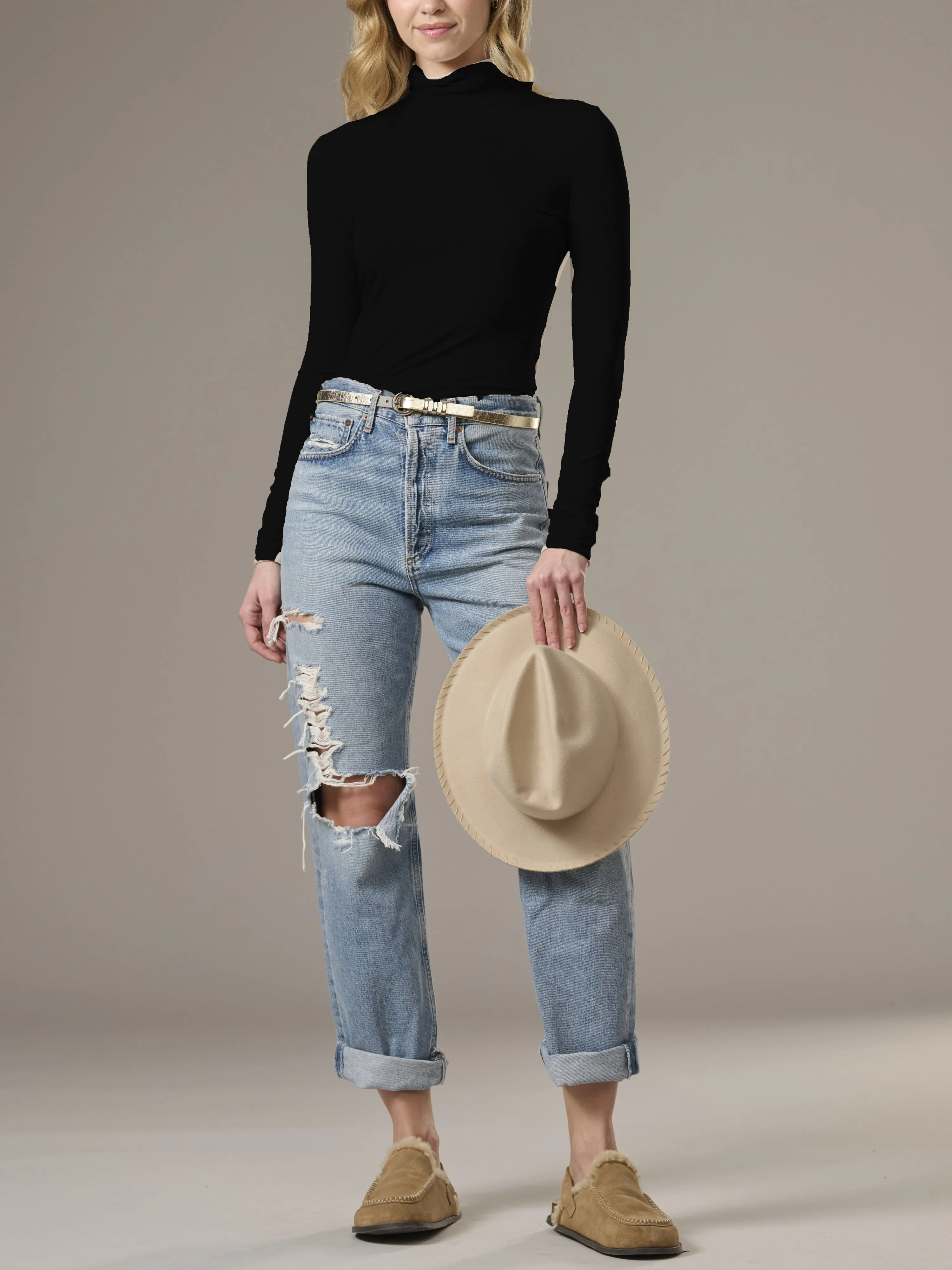 Bamboo Turtleneck Long Sleeve
