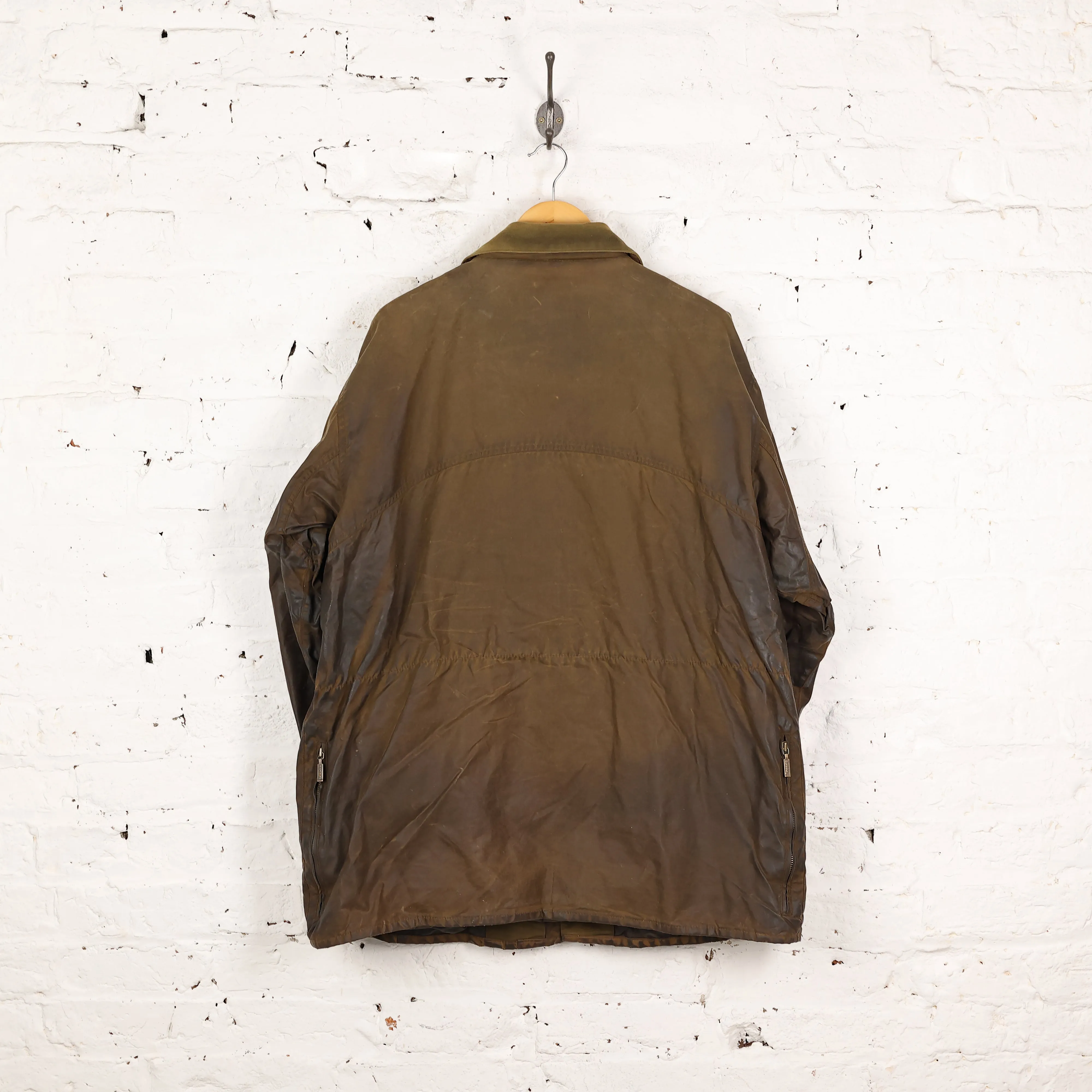 Barbour Berwick Wax Jacket - Green - L