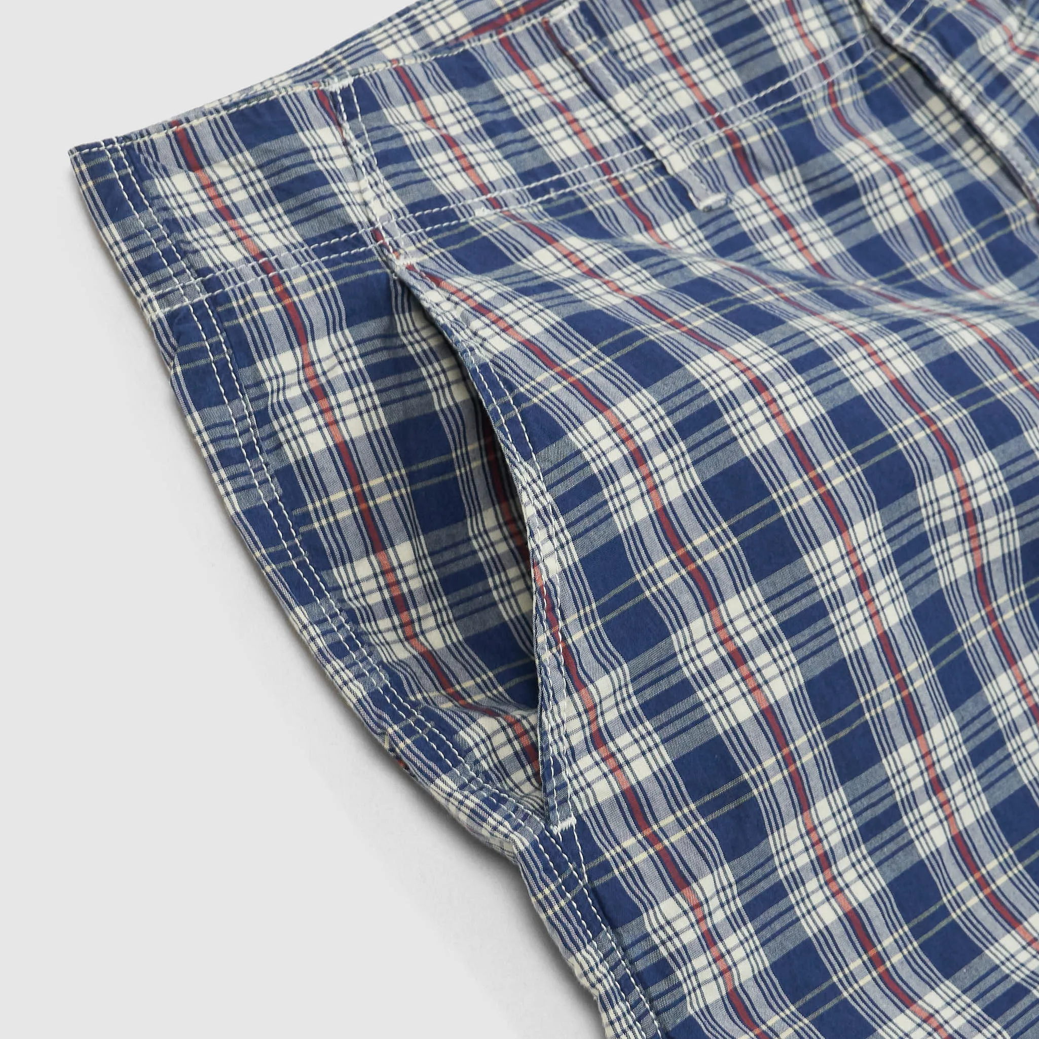 B.D. Baggies Indigo Plaid Pant