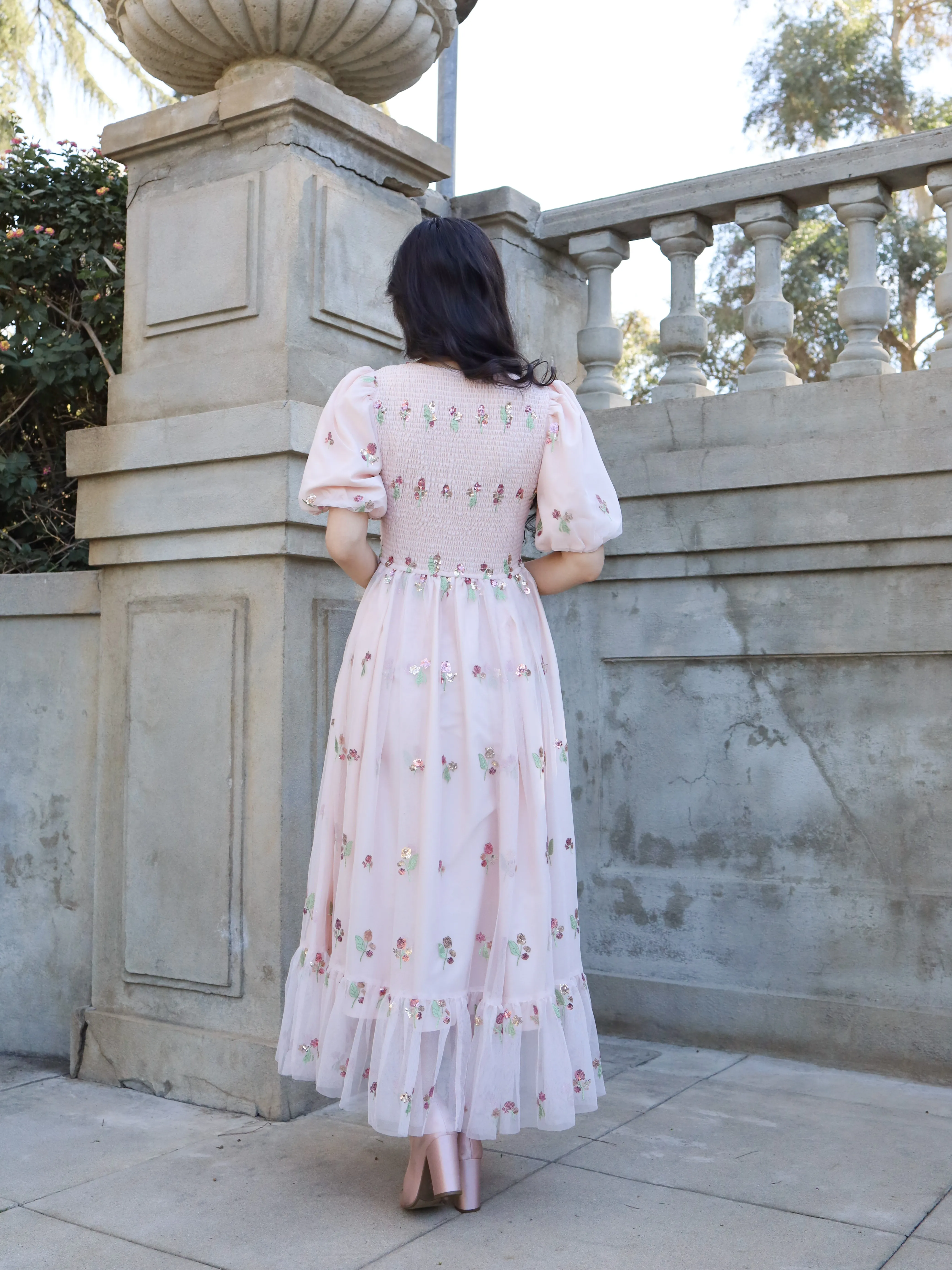 Blushing Petals Dress