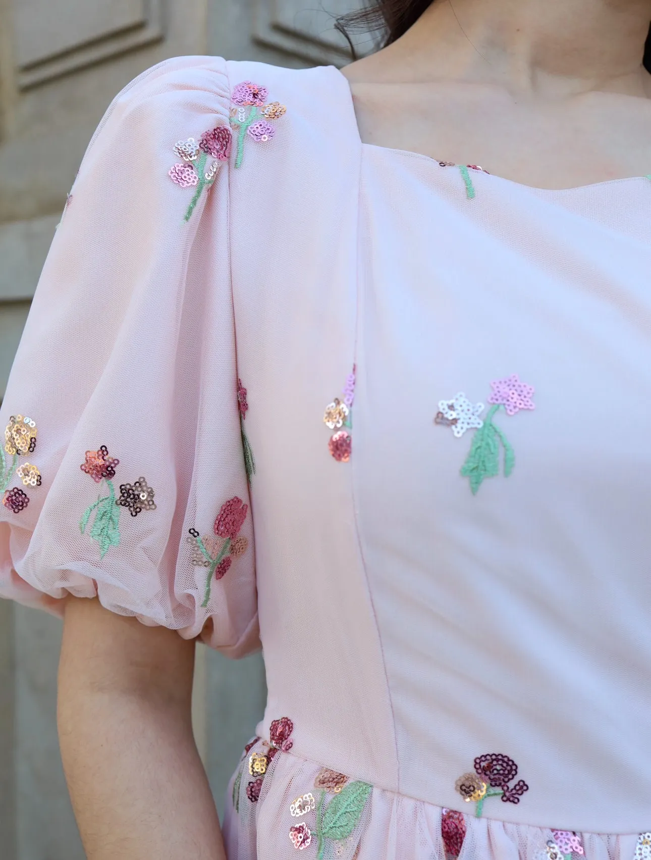 Blushing Petals Dress