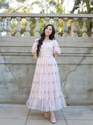 Blushing Petals Dress