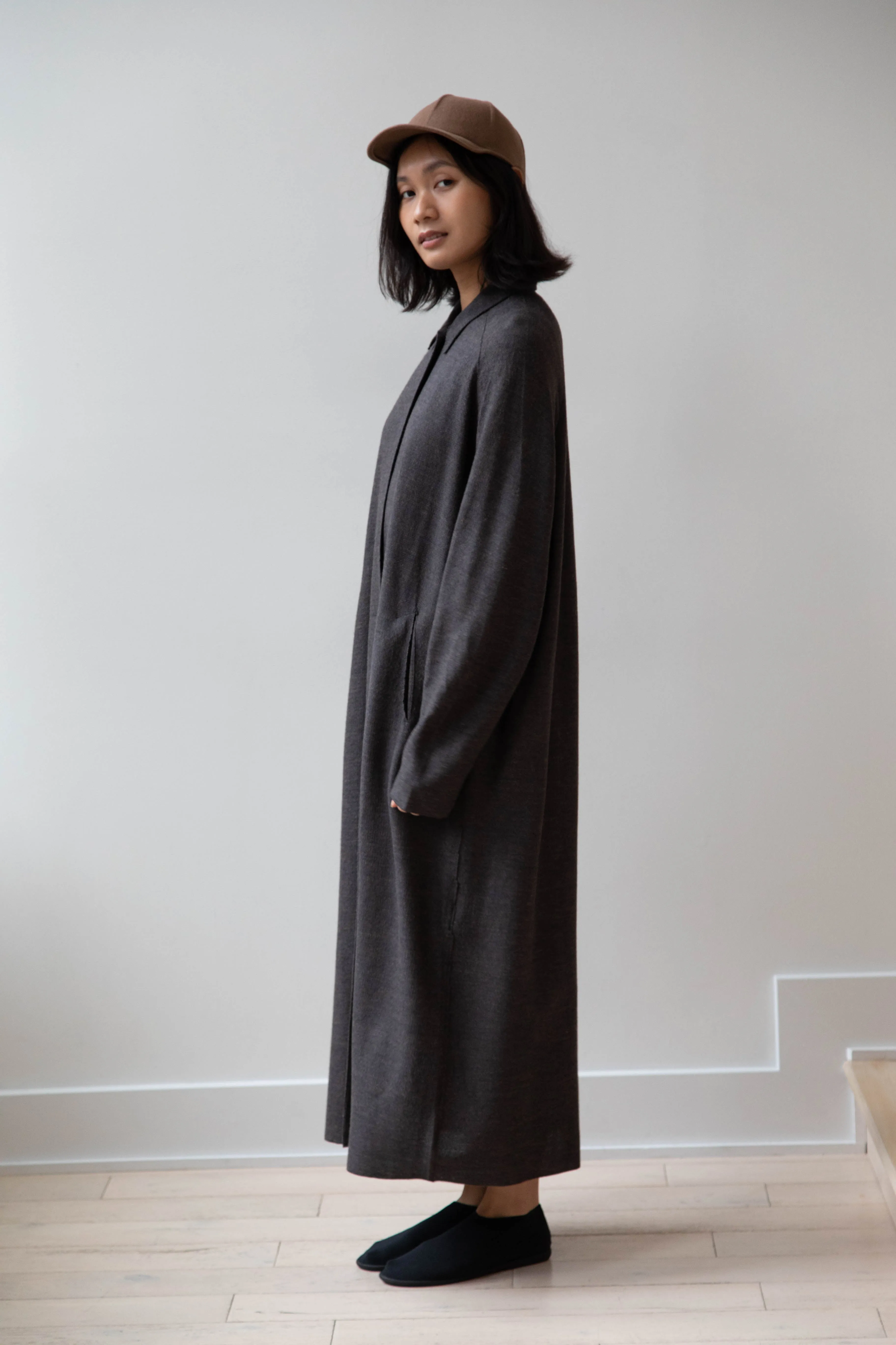 Boboutic | Robe Manteau in Black Brown