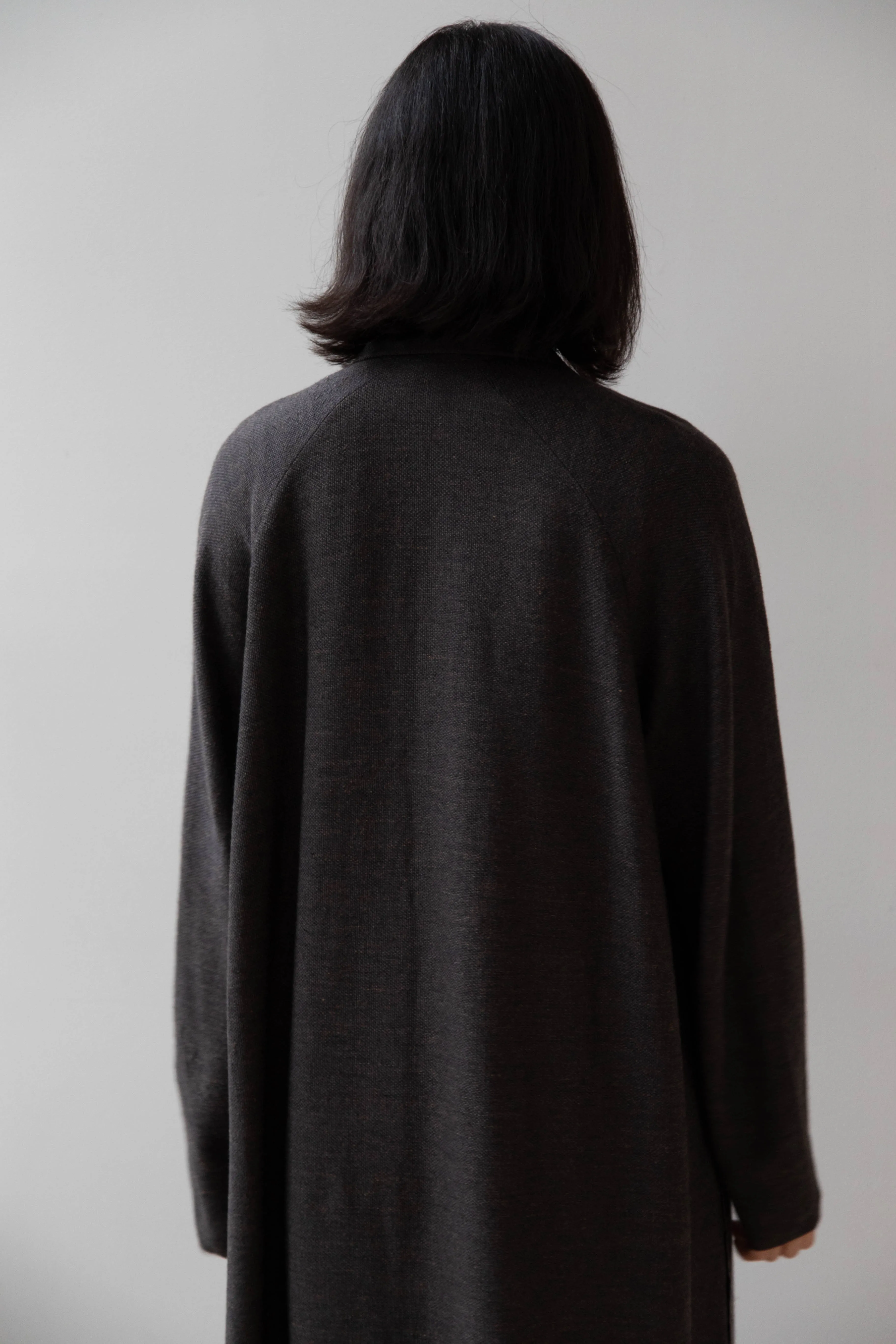 Boboutic | Robe Manteau in Black Brown