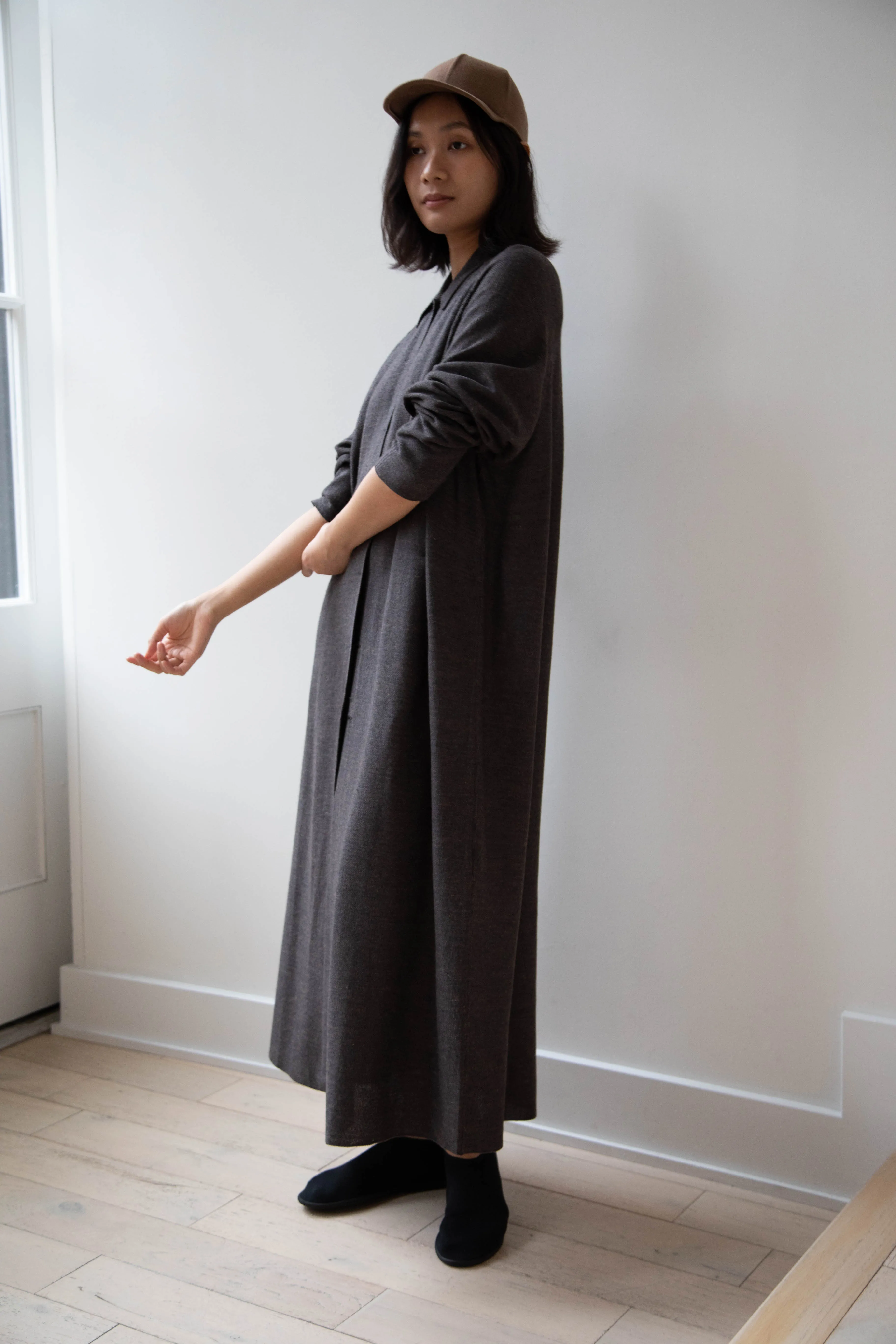 Boboutic | Robe Manteau in Black Brown