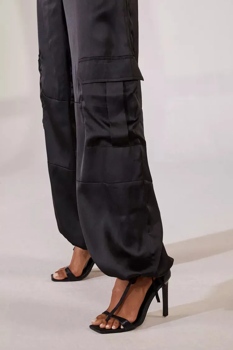 BOOHOO Satin Cargo
