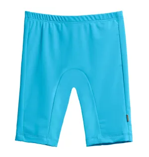 Boys and Girls Recycled Nylon UPF 50  Swim Jammer  | Bright Light Blue