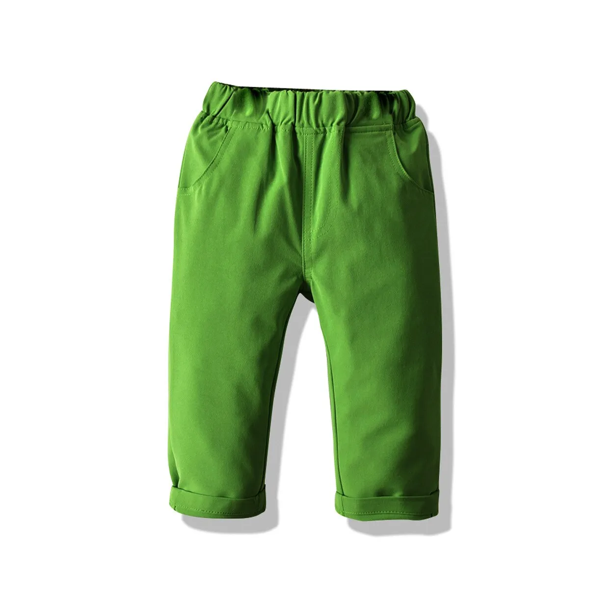 Boys Cotton Casual Cargo Pants - Khaki, Grey, Stone, Green, Orange, Brown, Navy, Bordeaux