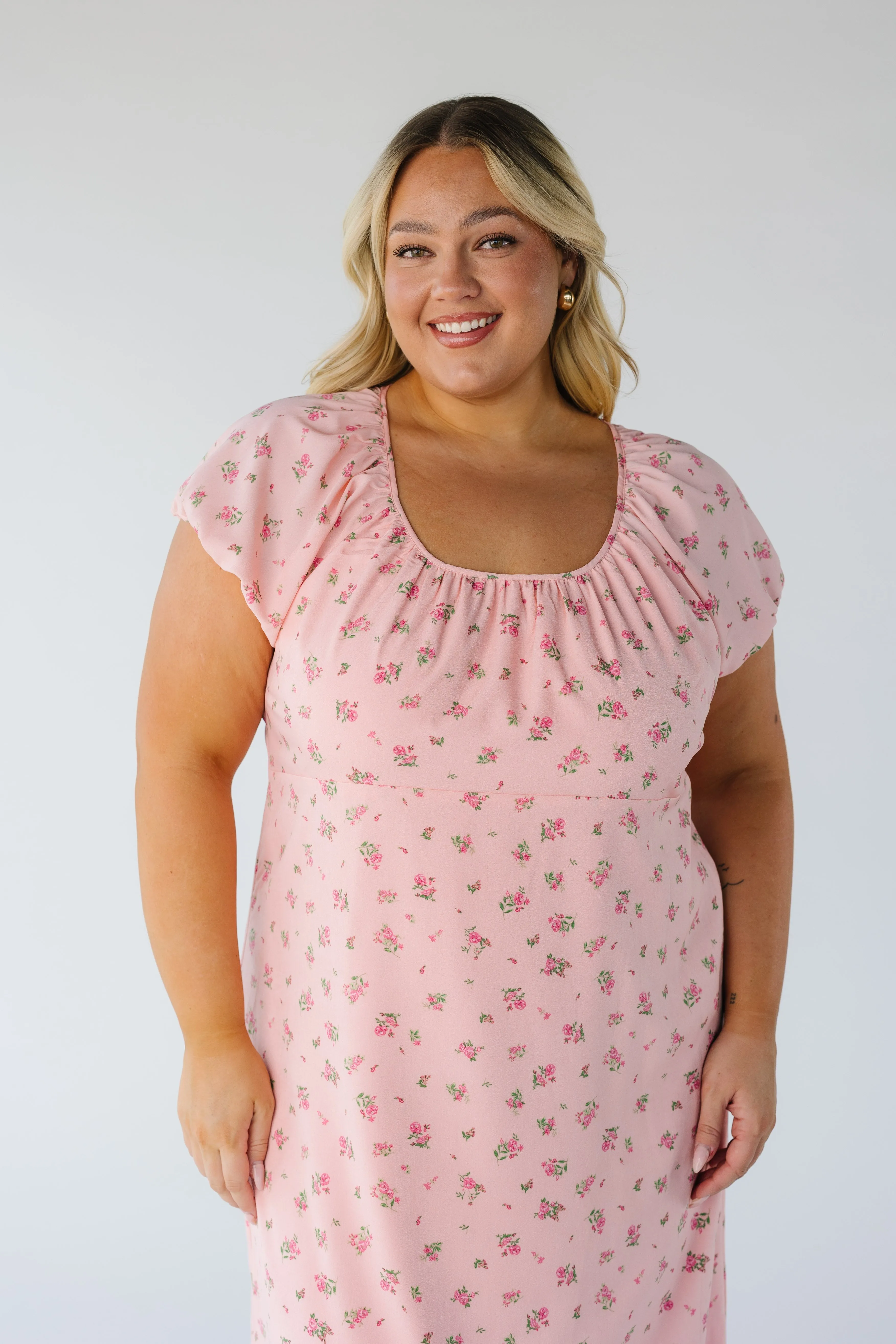 Brass & Roe Blossom Back-Tie Dress