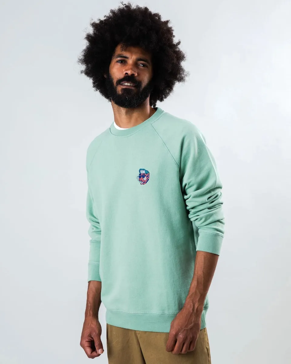 BRAVA Asis Percales tigris sweatshirt green men