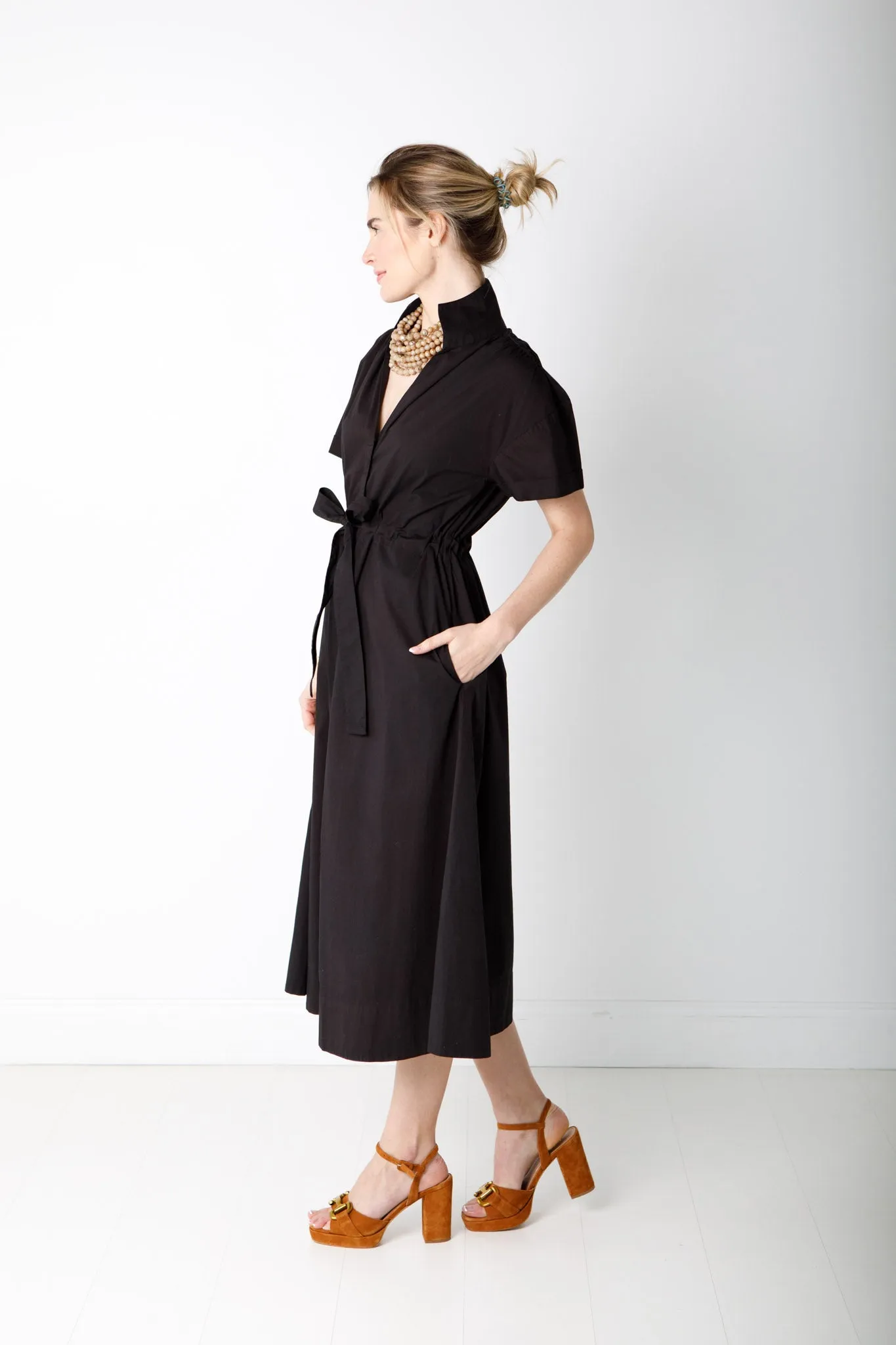 Bria Dress-Solid