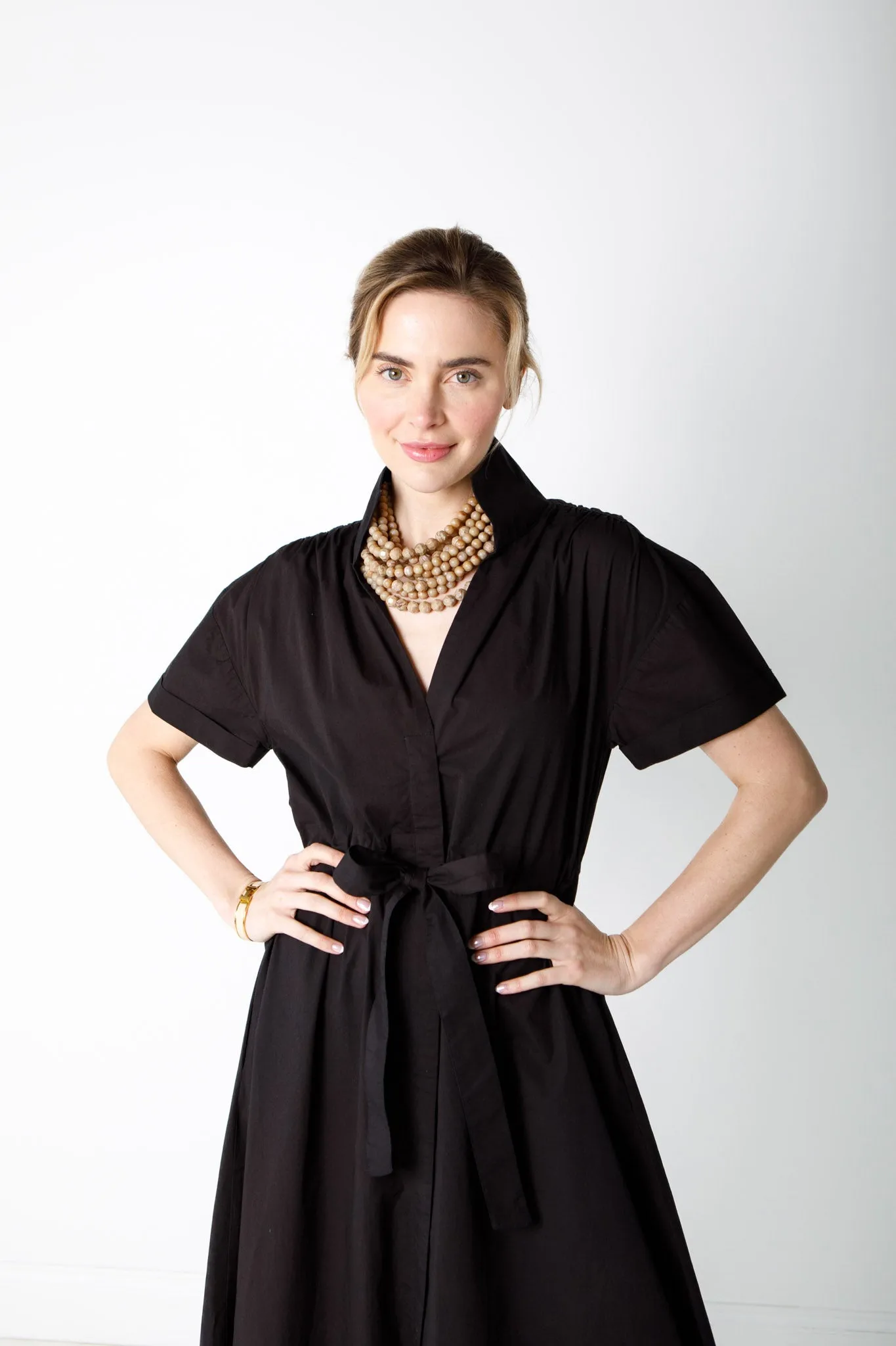 Bria Dress-Solid