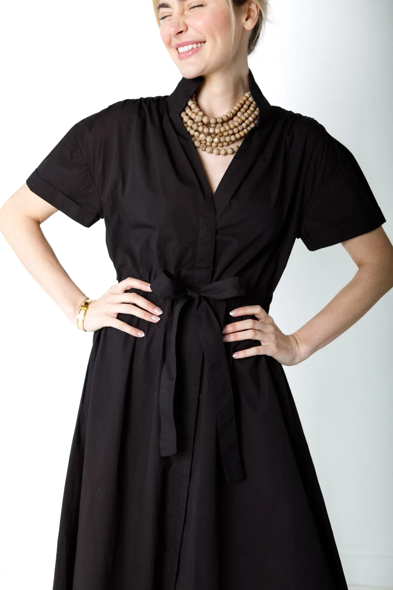Bria Dress-Solid
