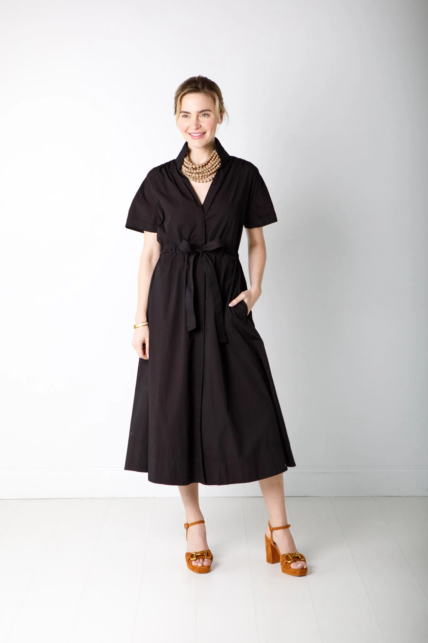 Bria Dress-Solid
