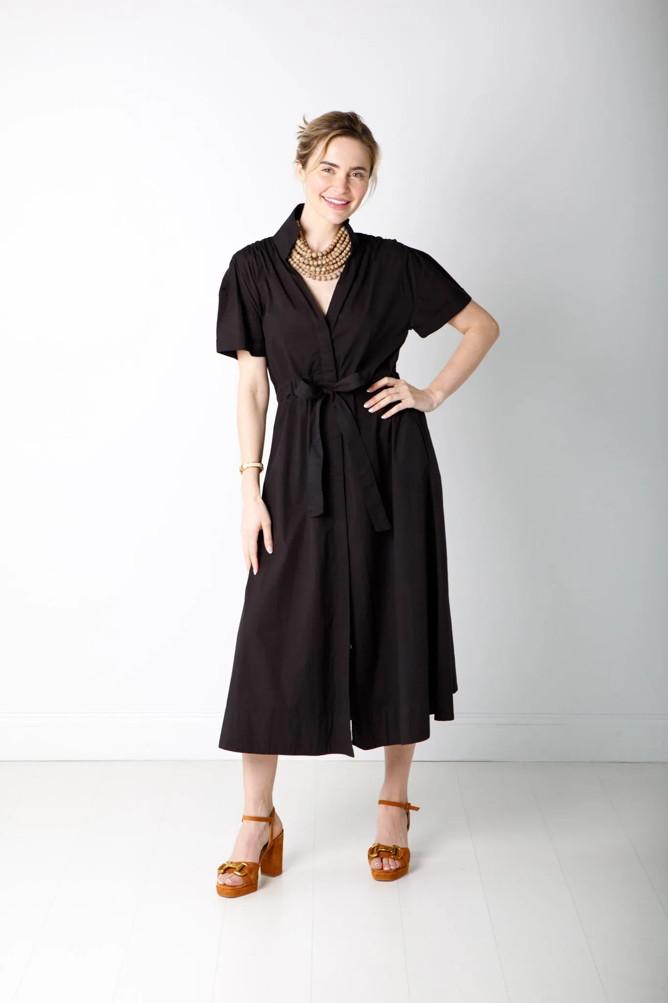 Bria Dress-Solid