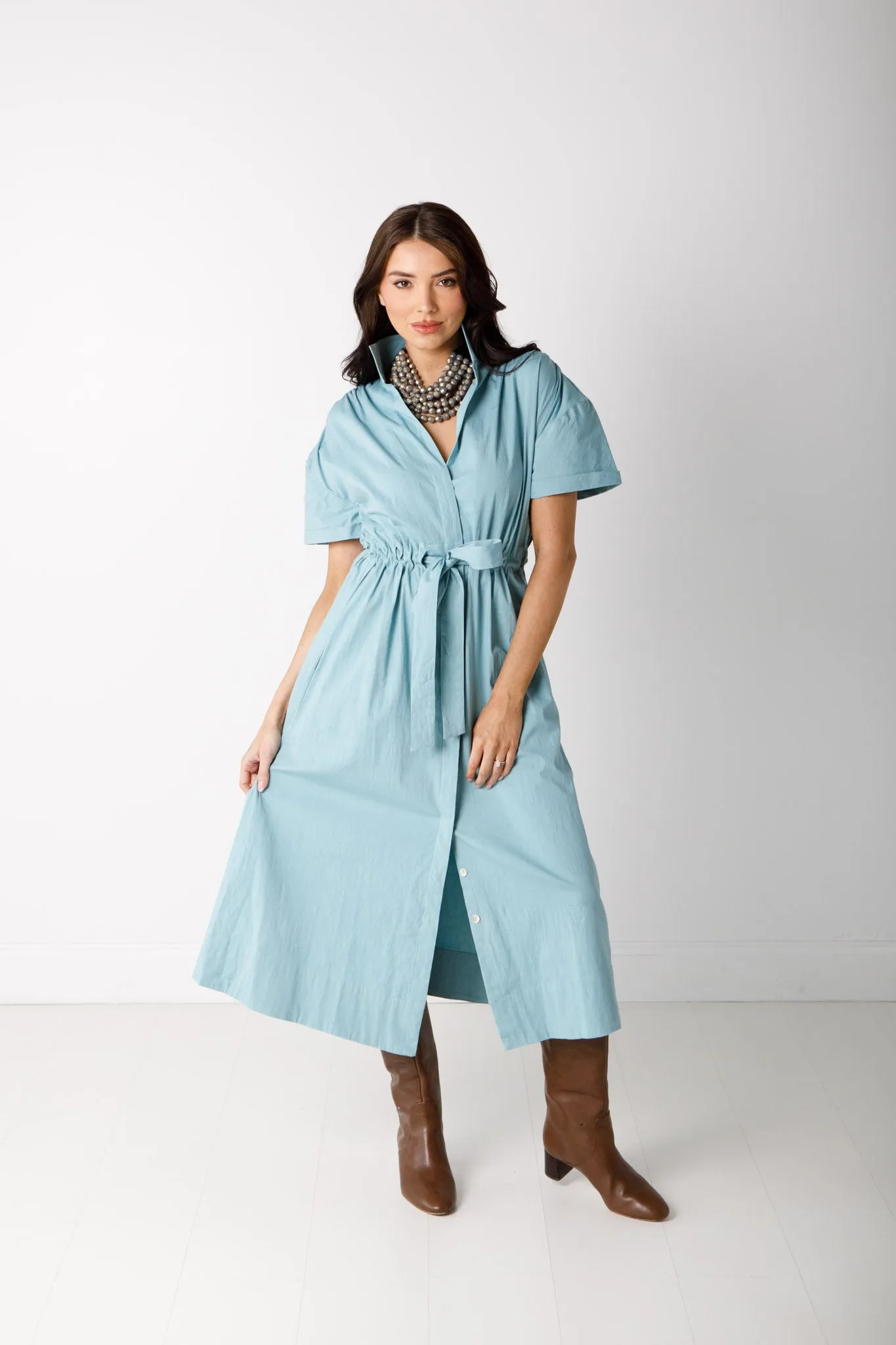Bria Dress-Solid