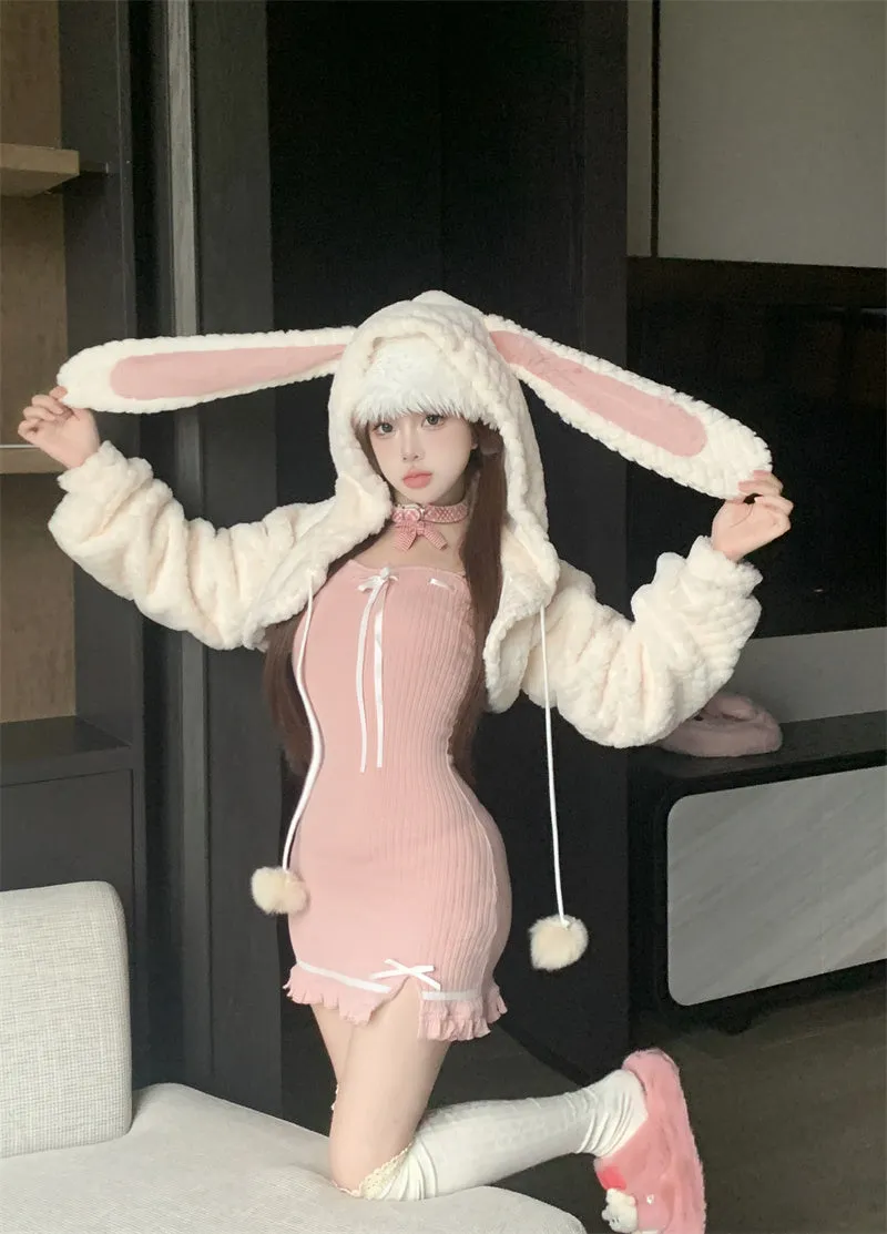 Bunny Ears Coat   Dress UB98952