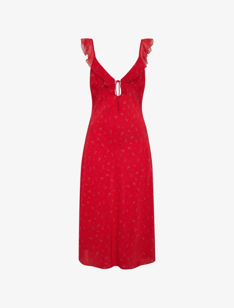 Butterfly Midi Dress | Coral Meadow