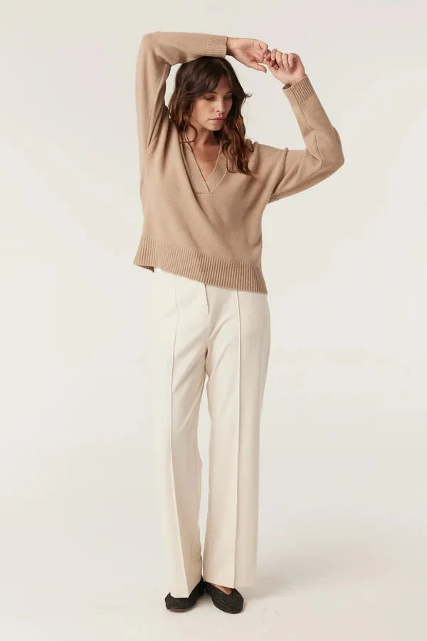 Cable - Cashwool V Jumper