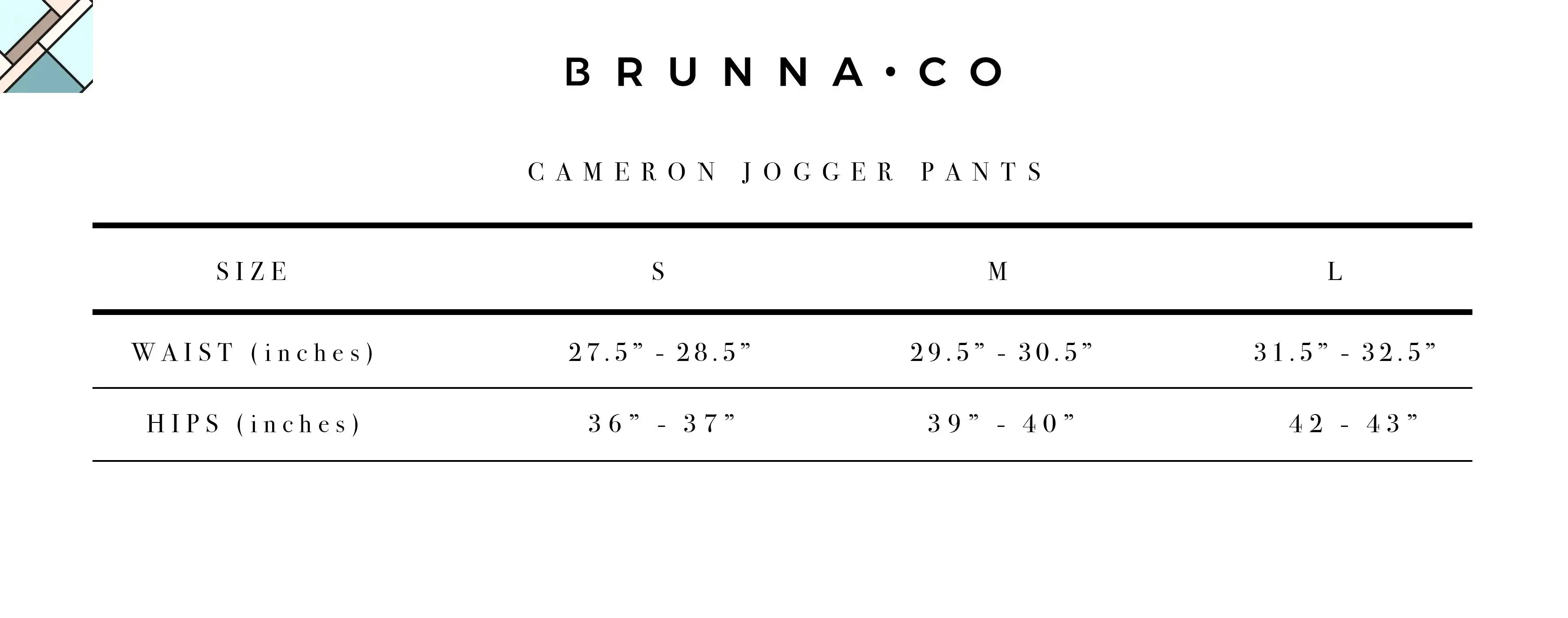CAMERON Bamboo Fleece Joggers by BrunnaCo
