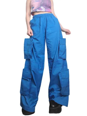 Cargo oversize gorpcore bleu
