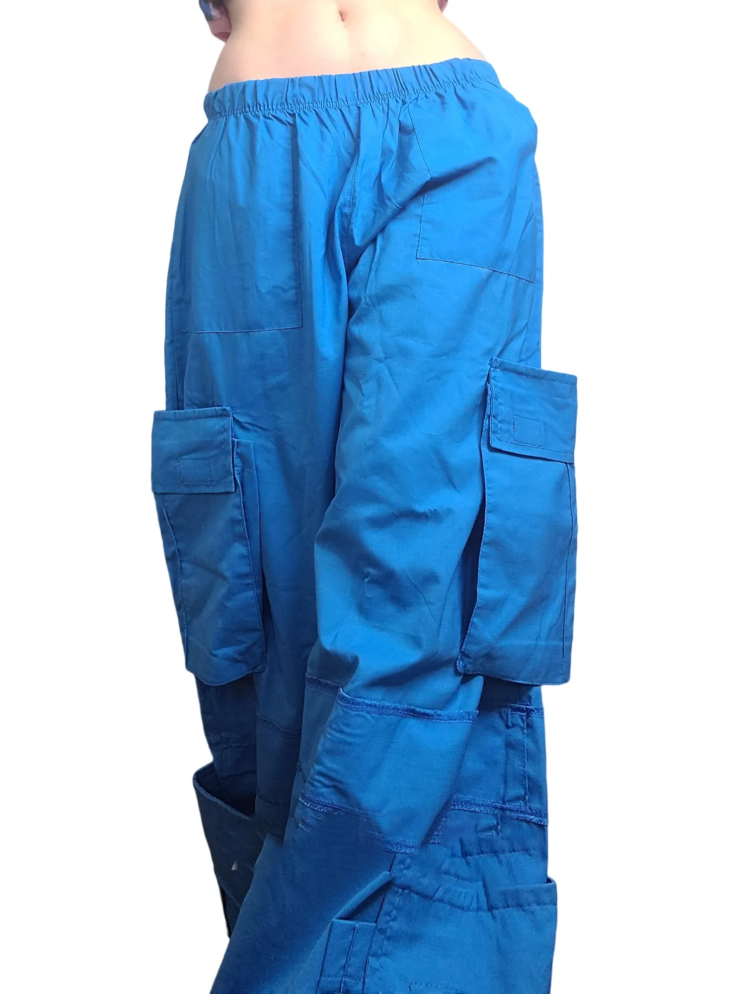 Cargo oversize gorpcore bleu