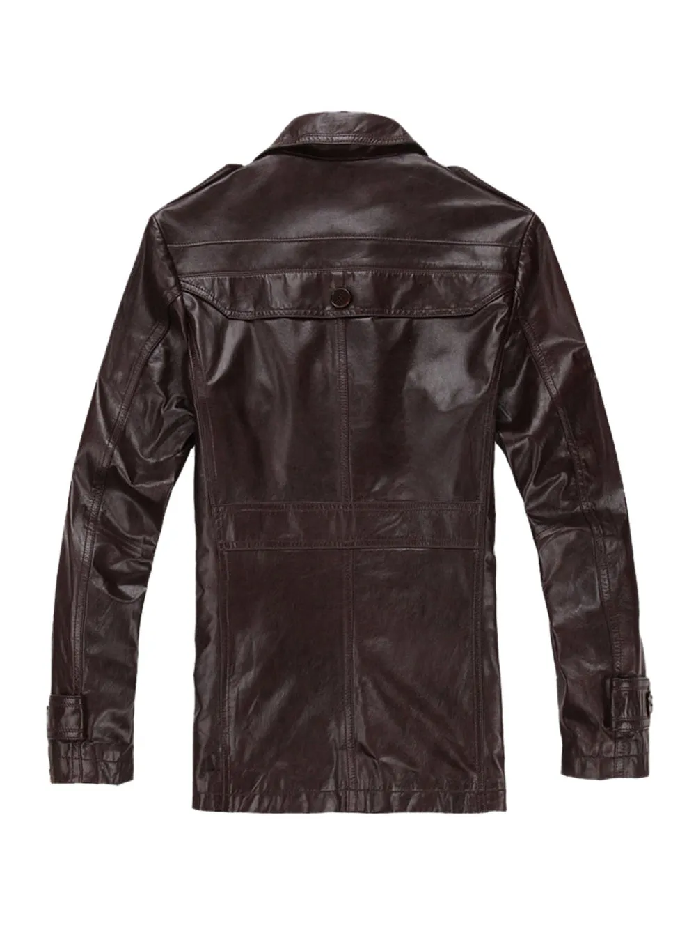 Casanova Styled Leather Coat for Men