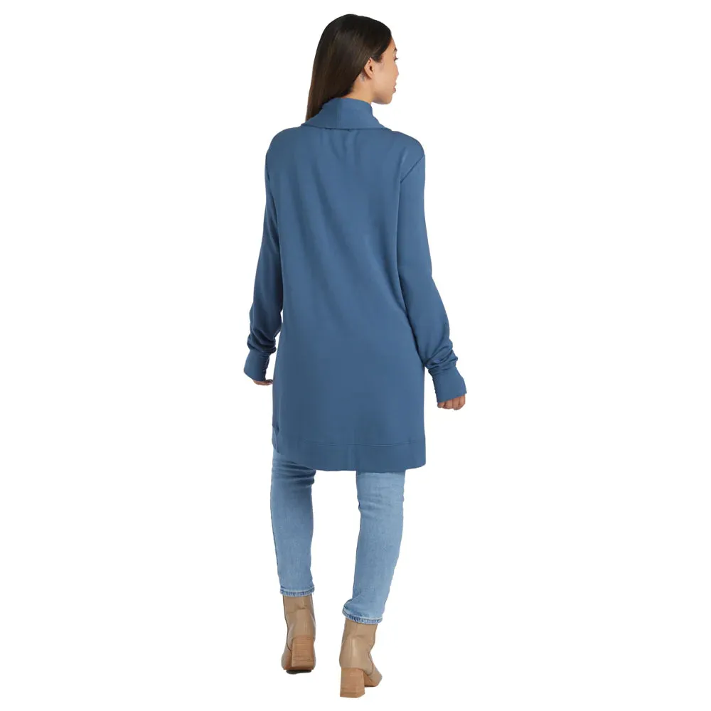 Cascade Bamboo Cardigan with Bracelet Thumbholes - Spring Lake - FINAL SALE