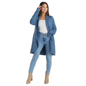 Cascade Bamboo Cardigan with Bracelet Thumbholes - Spring Lake - FINAL SALE